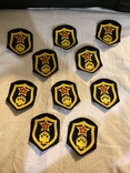 Chevrons of the engineering and construction troops of the USSR. 10 pieces., photo number 2