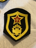 Chevrons of the engineering and construction troops of the USSR. 10 pieces., photo number 3