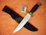 Нож охотничий Pattern с ножнами деревянная рукоять, фото №3