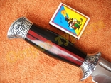 Нож охотничий Pattern с ножнами деревянная рукоять, фото №4