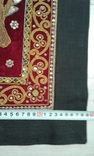 Elephant Burma Kalaga Panel Tapestry Handmade Burma Vintage Sequins Beads, photo number 5