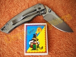 Нож складной Ri Mei Frame Lock сталь 440С клипса, фото №6