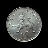 Великобритания 10 пенсов 1992 г. - Елизавета II, фото №3
