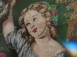 Картина бісером"Дівчинка з козочкою", фото №11