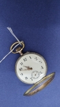 Карманные часы серебро с золотыми вставками Швейцария., фото №7