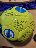 Мяч с автографами Сборной Украины по футболу, фото №2