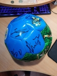 Мяч с автографами Сборной Украины по футболу, фото №3