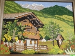Картина "Домик в горах", ручная работа, Бавария, Германия, фото №4