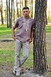 Льняна сорочка з вишивкою для стильного чоловіка, фото №3