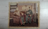 "Stalin and Mao-Zedong" Embroidered Stitch Pattern History Artistic Smooth Surface Unique, photo number 3