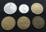 Лот монет із 24 штук, різних Країн, без повторів., фото №5