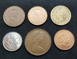 Лот монет із 24 штук, різних Країн, без повторів., фото №7