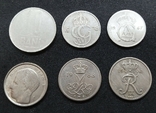 Лот монет із 24 штук, різних Країн, без повторів., фото №11