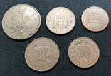 Лот монет із 15 штук, різних Країн, без повторів., фото №6