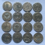 Спинтрии 16 шт (все виды) римские деньги, спінтрії, копия, фото №3