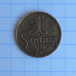 1 санти 1935 года Латвия, фото №2