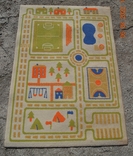 Children's play carpet, Fruze collection rubin carpet mat. Made in Turkey. 170x120 cm., photo number 2