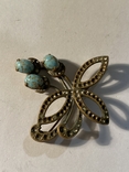 Brooch with blue stones (K2), photo number 2