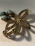 Brooch with blue stones (K2), photo number 5