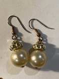 Earrings with large beads (F6), photo number 3