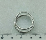 Кольцо Тринити Серебро 925, photo number 2