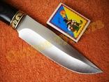 Нож охотничий Golden Wood деревянная рукоять с чехлом, фото №5
