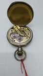 Старинные мужские карманные часы Remontoir Серебро Швейцария, фото №5