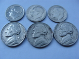 Лот монет сша, фото №2