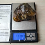 Натуральный камень Янтарь, 112гр., фото №4