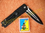 Тактический выкидной нож Benchmade с стеклобоем клипсой реплика, фото №5