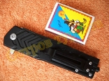 Тактический выкидной нож Benchmade с стеклобоем клипсой реплика, фото №8