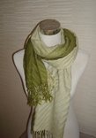 Красивый большой шарф женский плиссе с бахромой с переходом цвета, numer zdjęcia 3