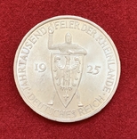 5 марок 1925г Рыцарь, фото №3