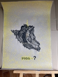 13і16 Плакат, Чернобыль, Украина. Картон, гуашь. Размер 64*90 см, фото №3