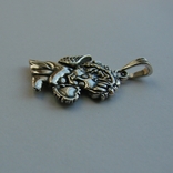 Серебряный 925 кулон в форме амура (купидона) с сердцем, numer zdjęcia 6