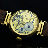 Чоловічий вінтажний наручний годинник скелетон Wаndolec з механізмом Омега Omega Swiss, фото №6