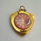 Часы заря кулон СССР позолота, фото №2