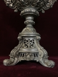 Старинная керосиновая лампа Ангелы и Демоны артефакт Gebruder Brunner Wien 1800-х Австрия, фото №13