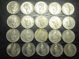 1/2 франка Швейцарія (порічниця) 20шт, всі різні, фото №3