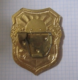 ППС - Патрульно Постовая Служба милиции Алюминий Заколка police breast shield жетон, Бляха, фото №9