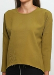 Zara джемпер пуловер s m олива кофта рубчик, photo number 5
