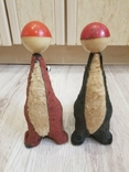 Старые заводные игрушки тюлени с мячем, фото №5