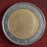 2 euro regular issue Belgium (type1)2002, photo number 2