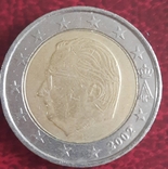 2 euro regular issue Belgium (type1)2002, photo number 5