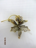 Filigree brooch, silver 800, gilding, 1960s, Vintage, photo number 3