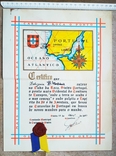 Certificate of visit to Cape Roca Cinta, Portugal, the westernmost geographical point in Europe, photo number 2