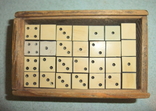 Miniature dominoes - road / handmade / old 1930-40, photo number 8