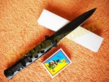 Нож складной Black Peak с клипсой 22.5 см, фото №2