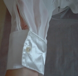 Нарядная блузка женская на замке бело/молочная Польша, фото №5