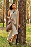 Жіноче плаття-оберіг з натурального льону, фото №4